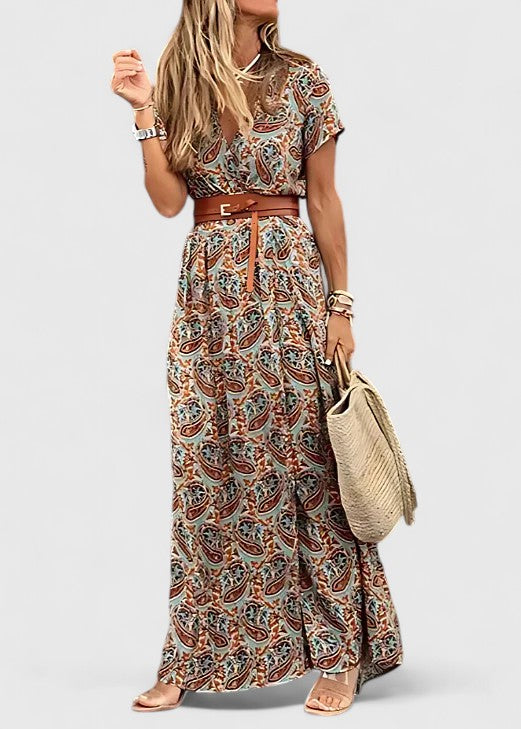 Alleta | Sophisticated Flowing Maxi Dress