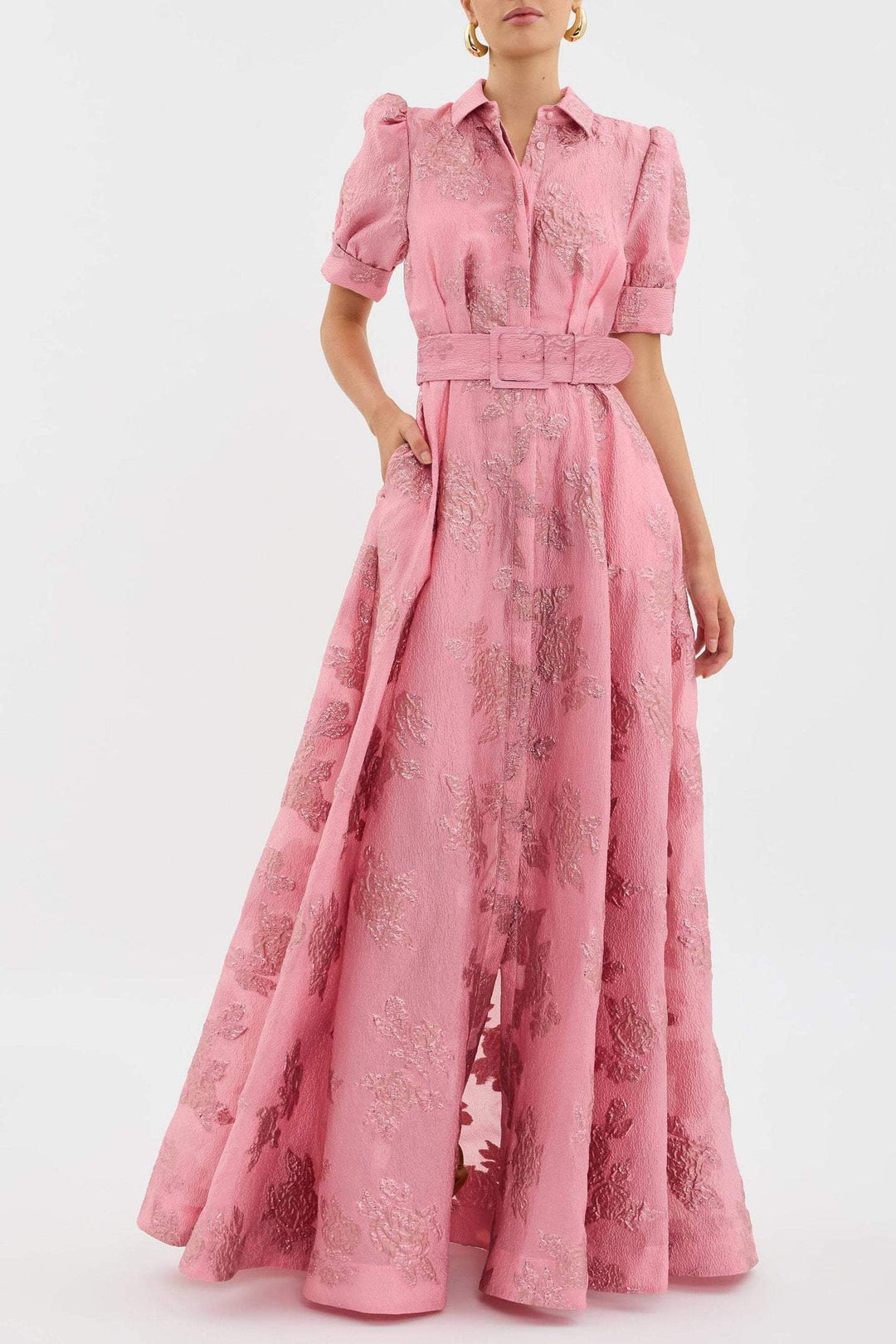 Anna | Puff Sleeve Wedding Guest Dress