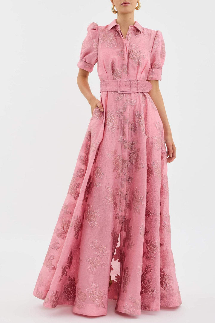 Anna | Puff Sleeve Wedding Guest Dress