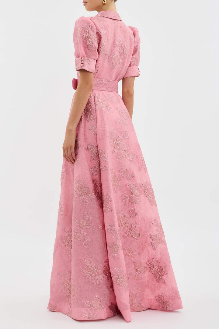 Maya | Puff Sleeve Wedding Guest Dress