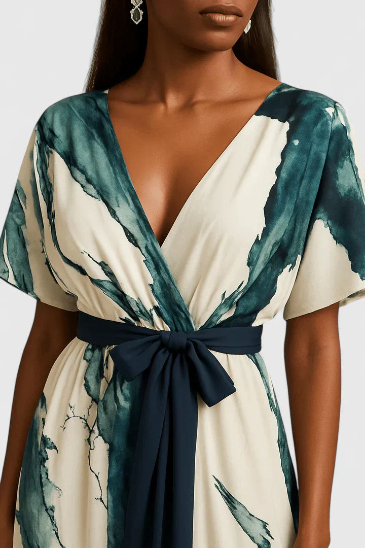 Xavrynah | Sophisticated Structured Midi Dress