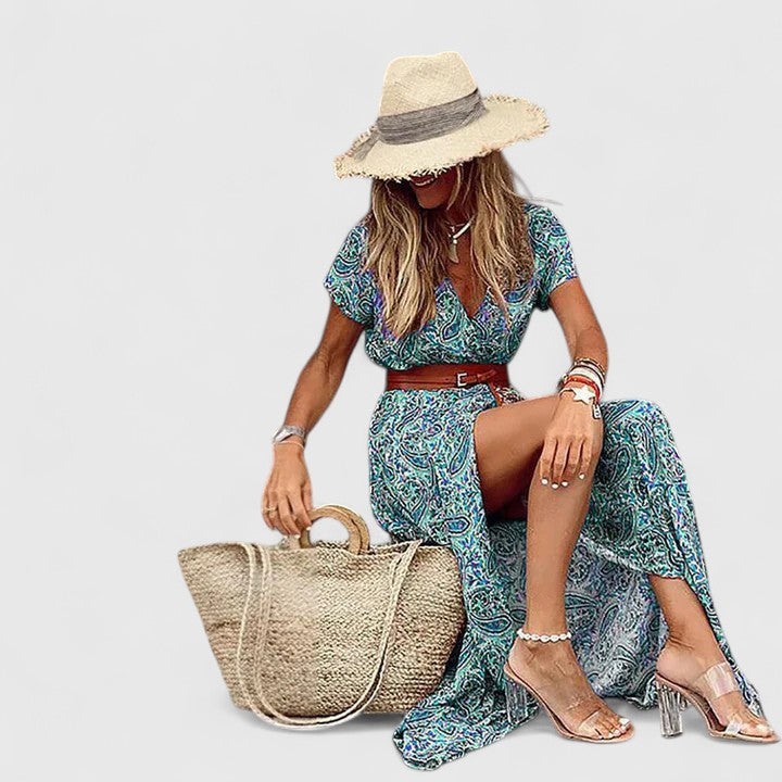 Alleta | Sophisticated Flowing Maxi Dress