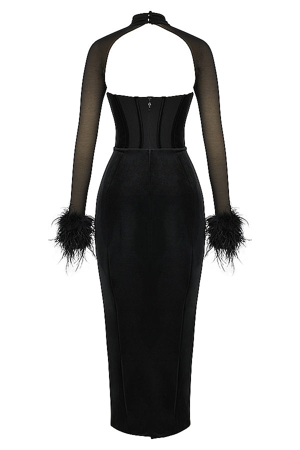 Bryher | Velvet Corset Wedding Guest Dress