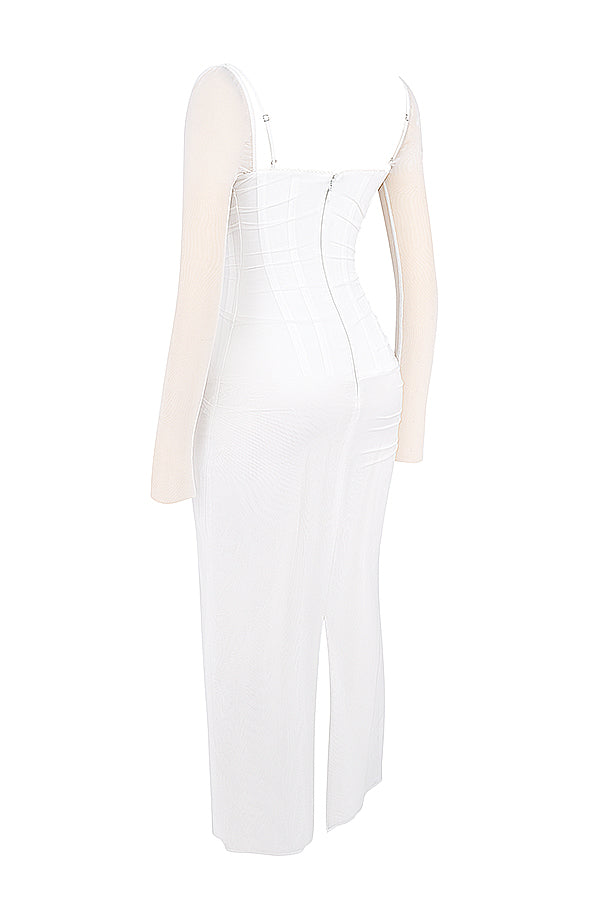 Nora | Long Sleeve Maxi Wedding Guest Dress