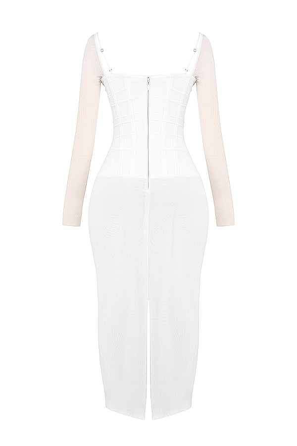 Nora | Long Sleeve Maxi Wedding Guest Dress