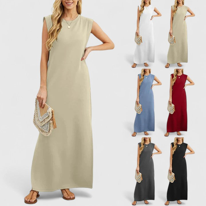 Marian | Elegant Pleated Maxi Dress