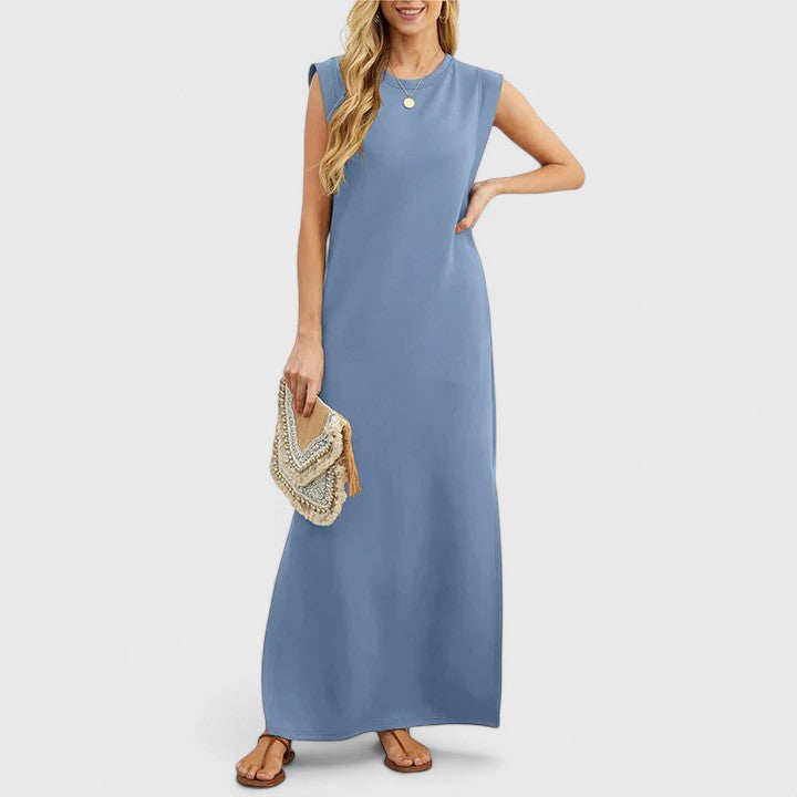 Marian | Elegant Pleated Maxi Dress