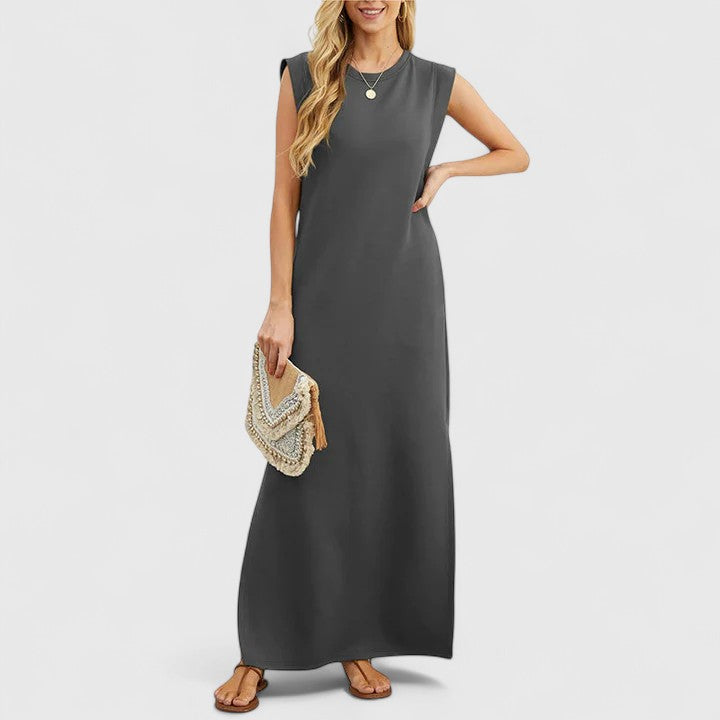 Marian | Elegant Pleated Maxi Dress
