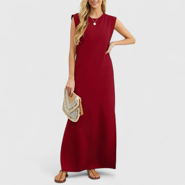 Marian | Elegant Pleated Maxi Dress