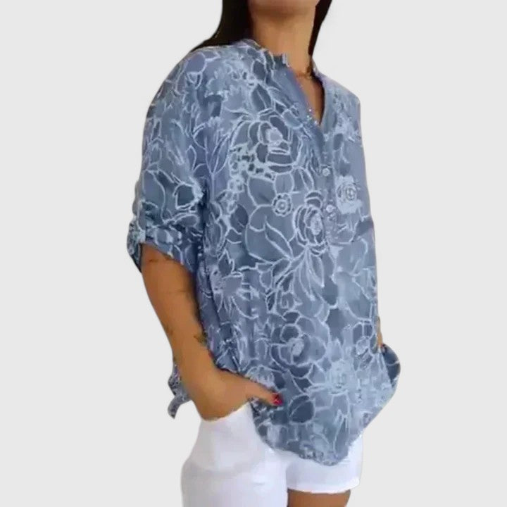 Rhezlynn | Sophisticated Button-Up Blouse