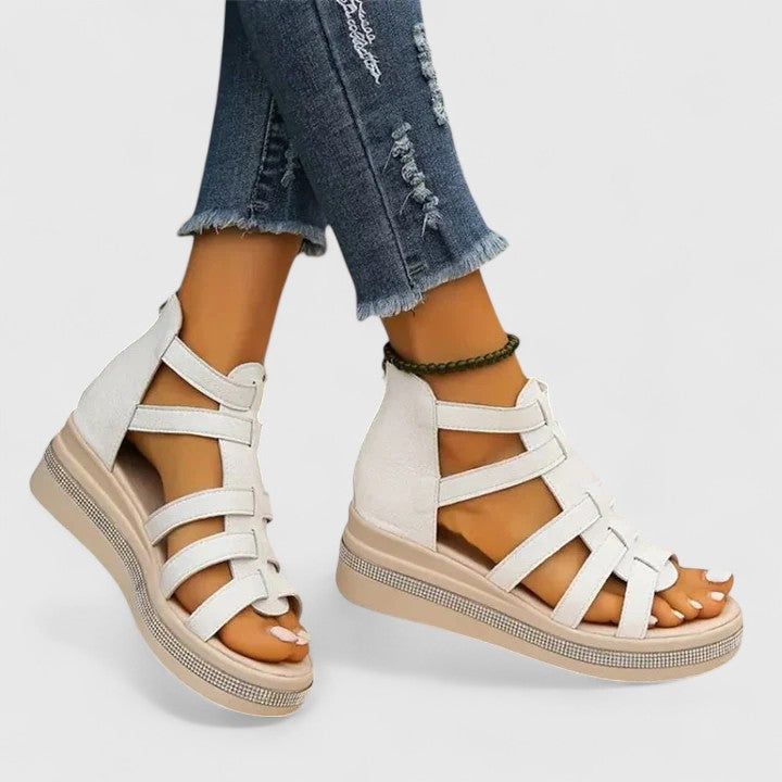 Kendall | Orthopedic Strass Strap Sandals