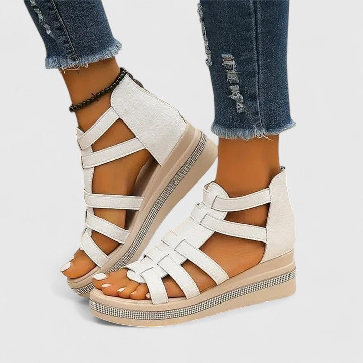 Kendall | Orthopedic Strass Strap Sandals