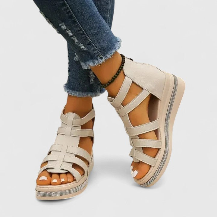 Kendall | Orthopedic Strass Strap Sandals