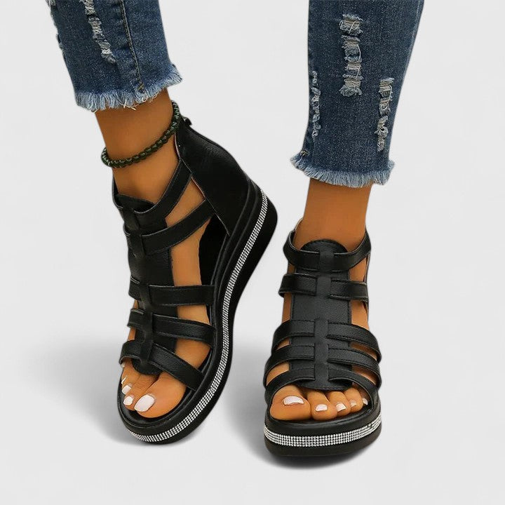 Kendall | Orthopedic Strass Strap Sandals