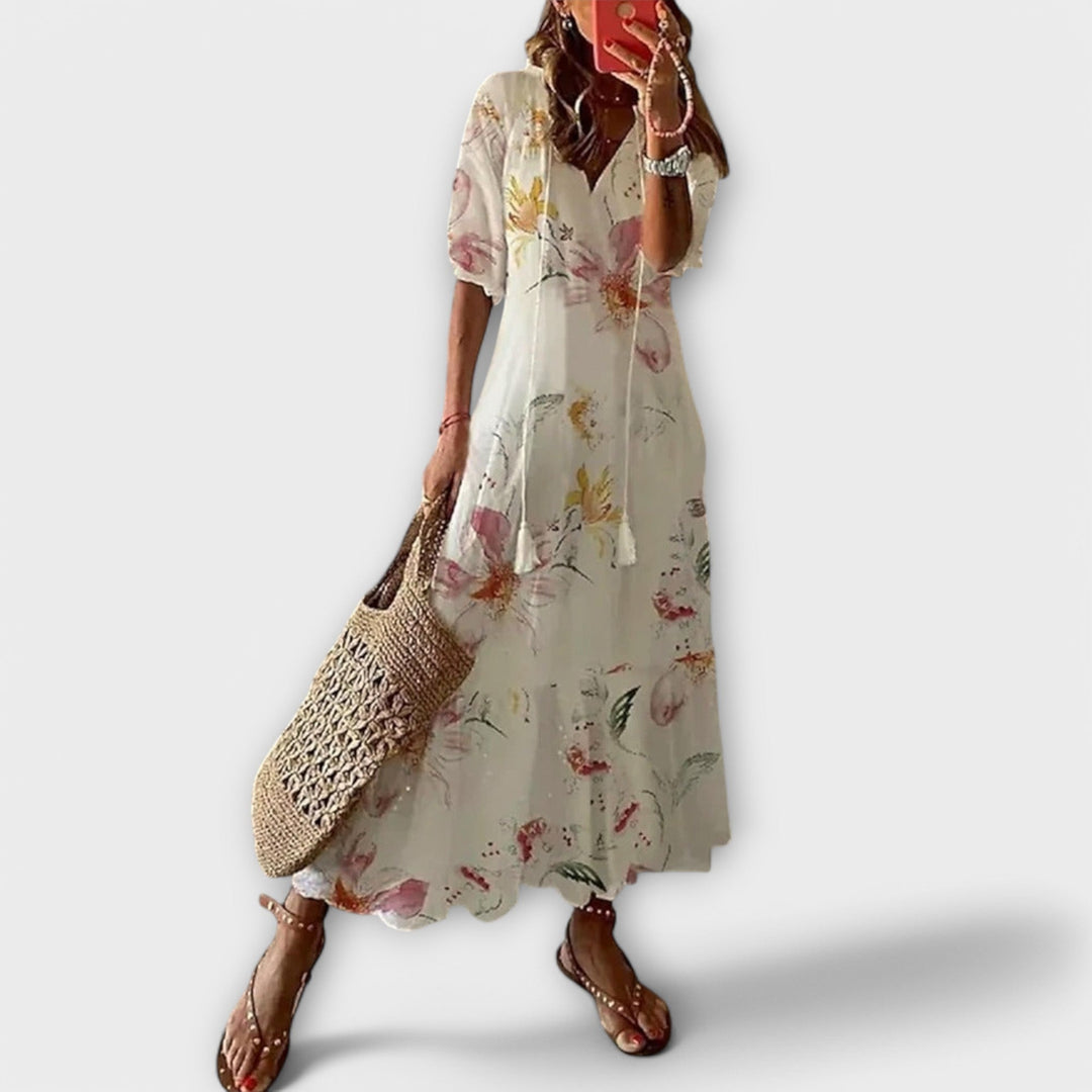 Savannah | Elegant Flowing Maxi Dress