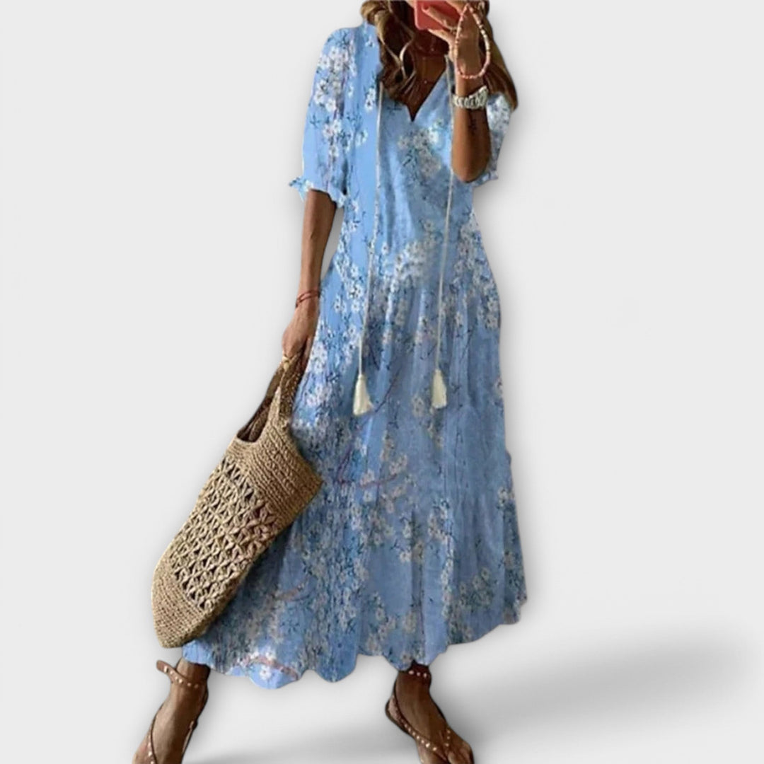 Savannah | Elegant Flowing Maxi Dress