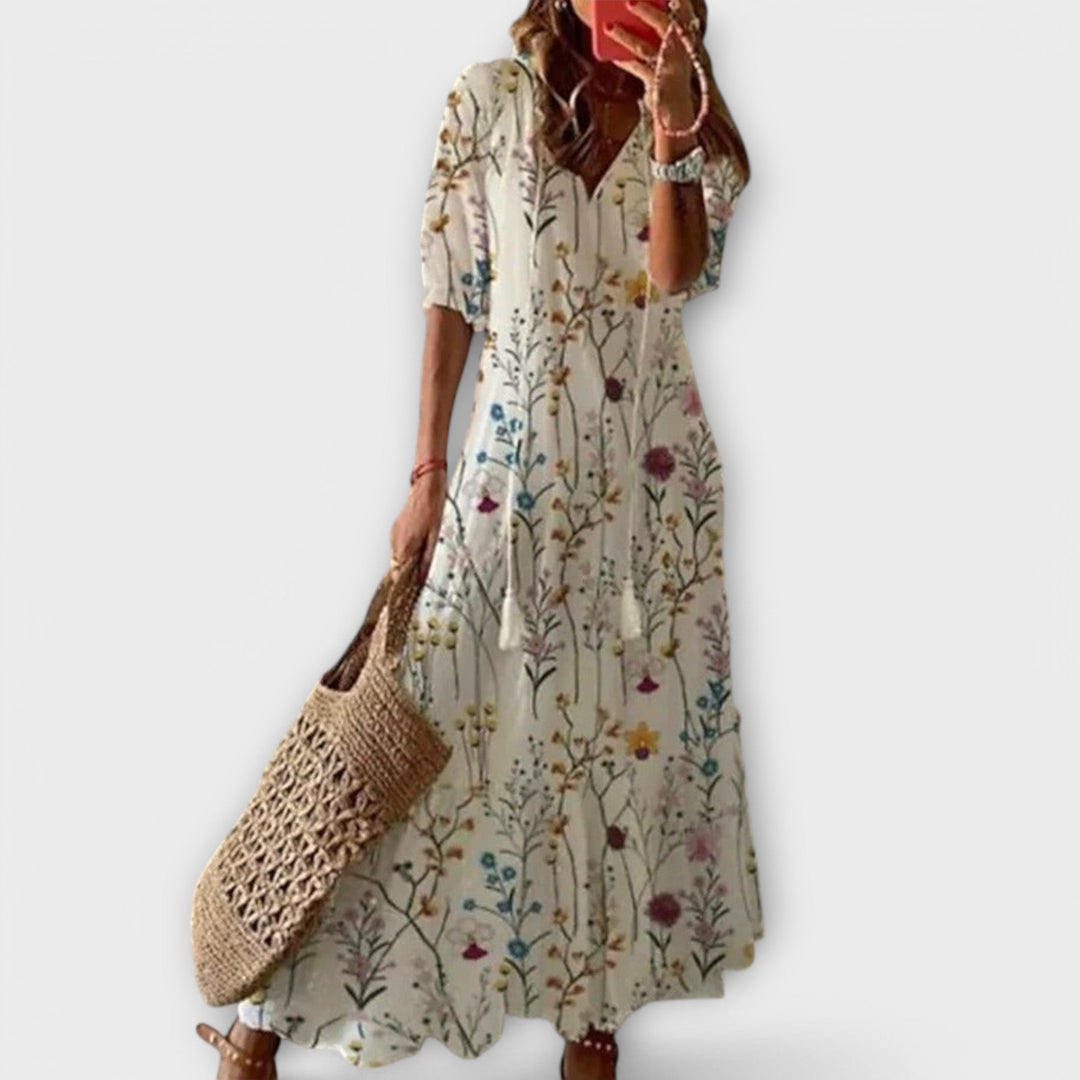 Savannah | Elegant Flowing Maxi Dress