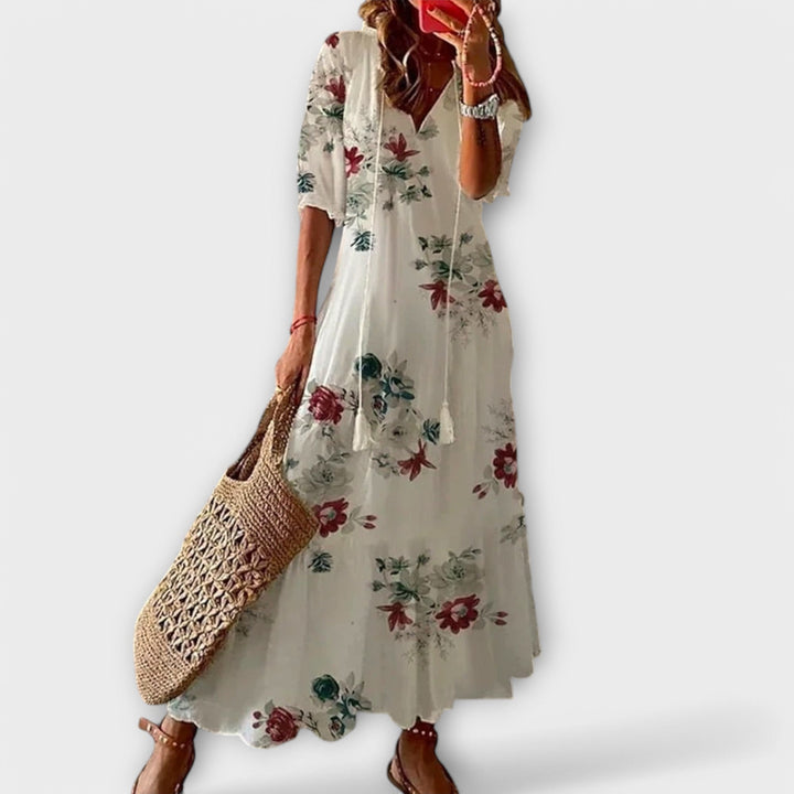 Savannah | Elegant Flowing Maxi Dress
