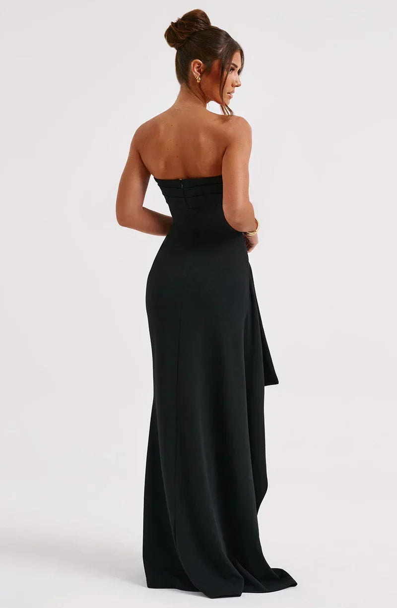 Vanessa | Off-Shoulder Maxi Wedding Guest Dress