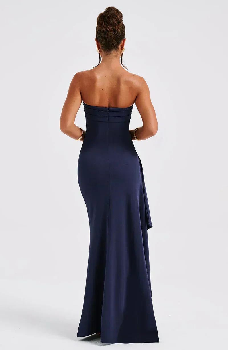 Vanessa | Off-Shoulder Maxi Wedding Guest Dress