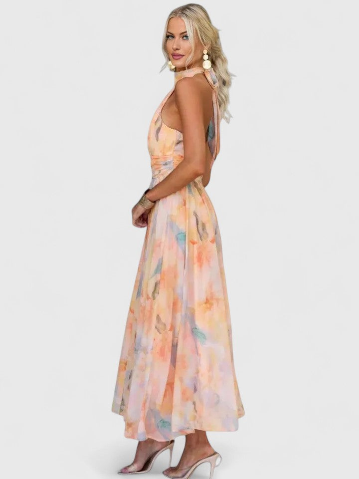 Caryzanna | Sophisticated Pleated Midi Dress